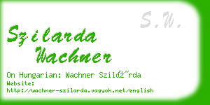 szilarda wachner business card